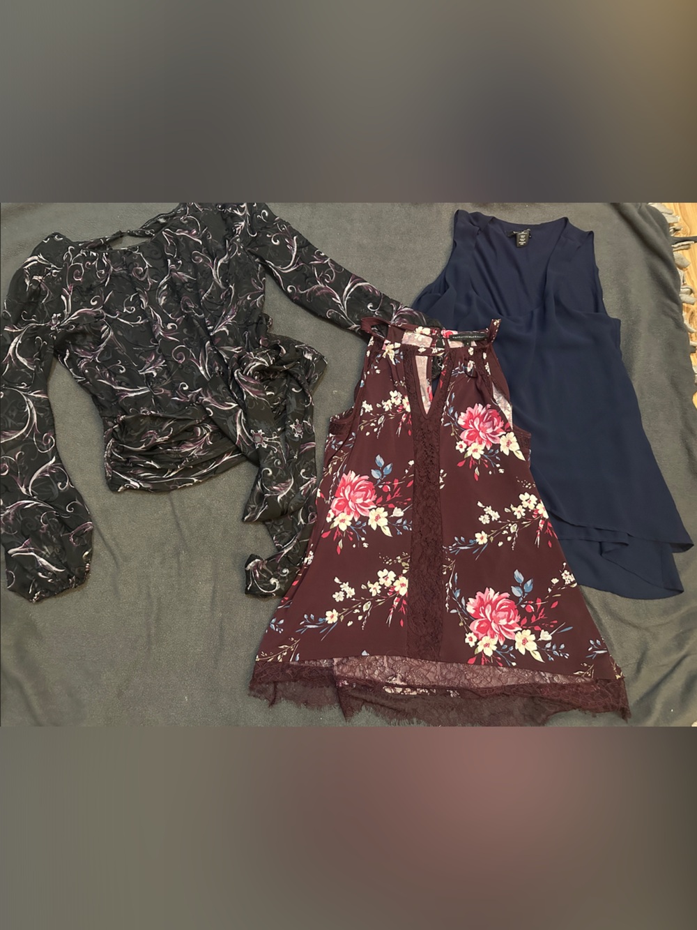 Lot of 3 White House black Market tops 2, s, XS